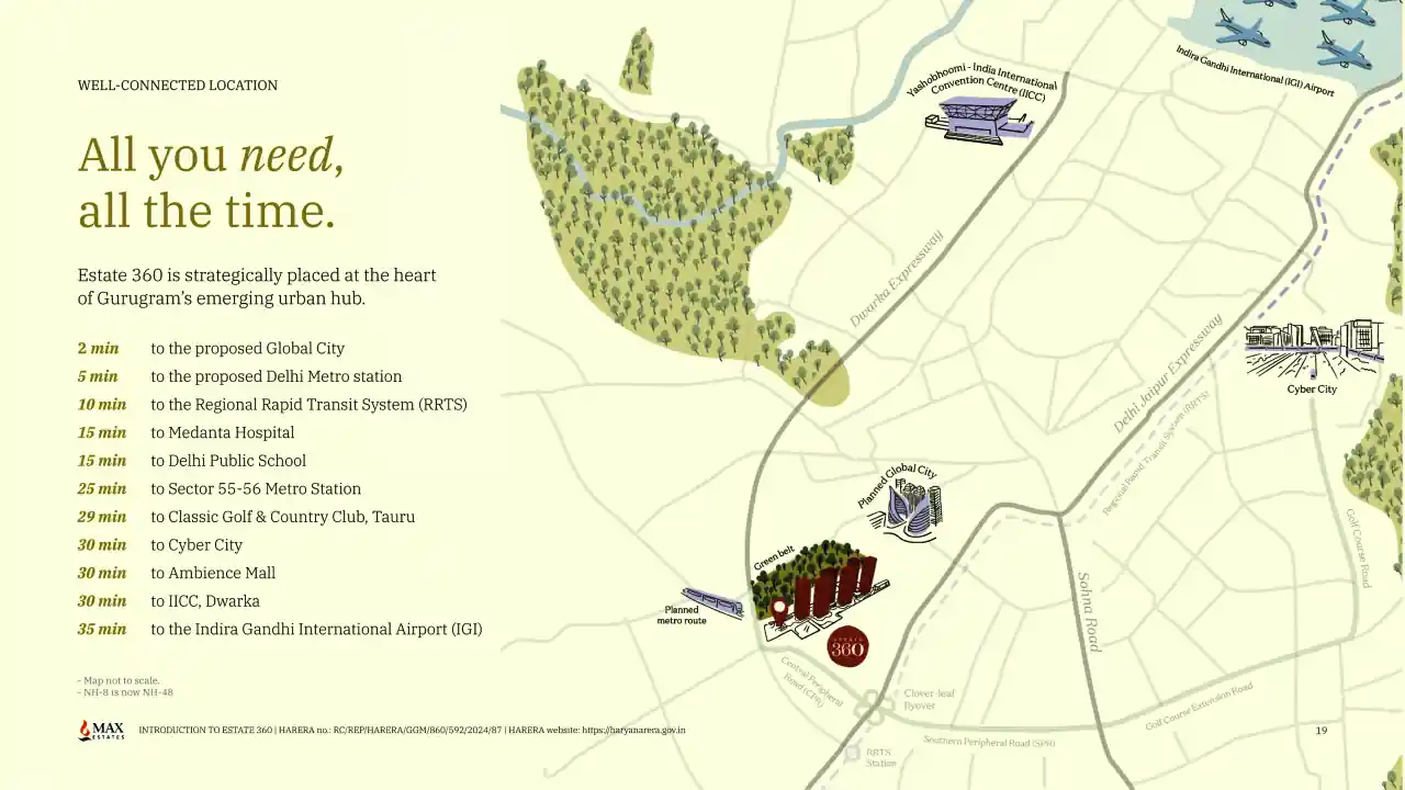 Estate 360 by Max Estates Location Map